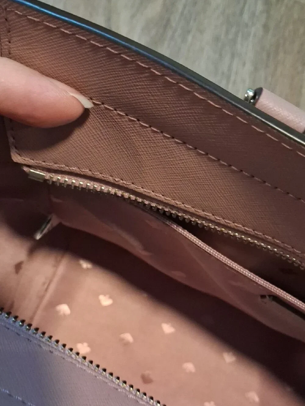 kate spade Blush Rose Leather Satchel
